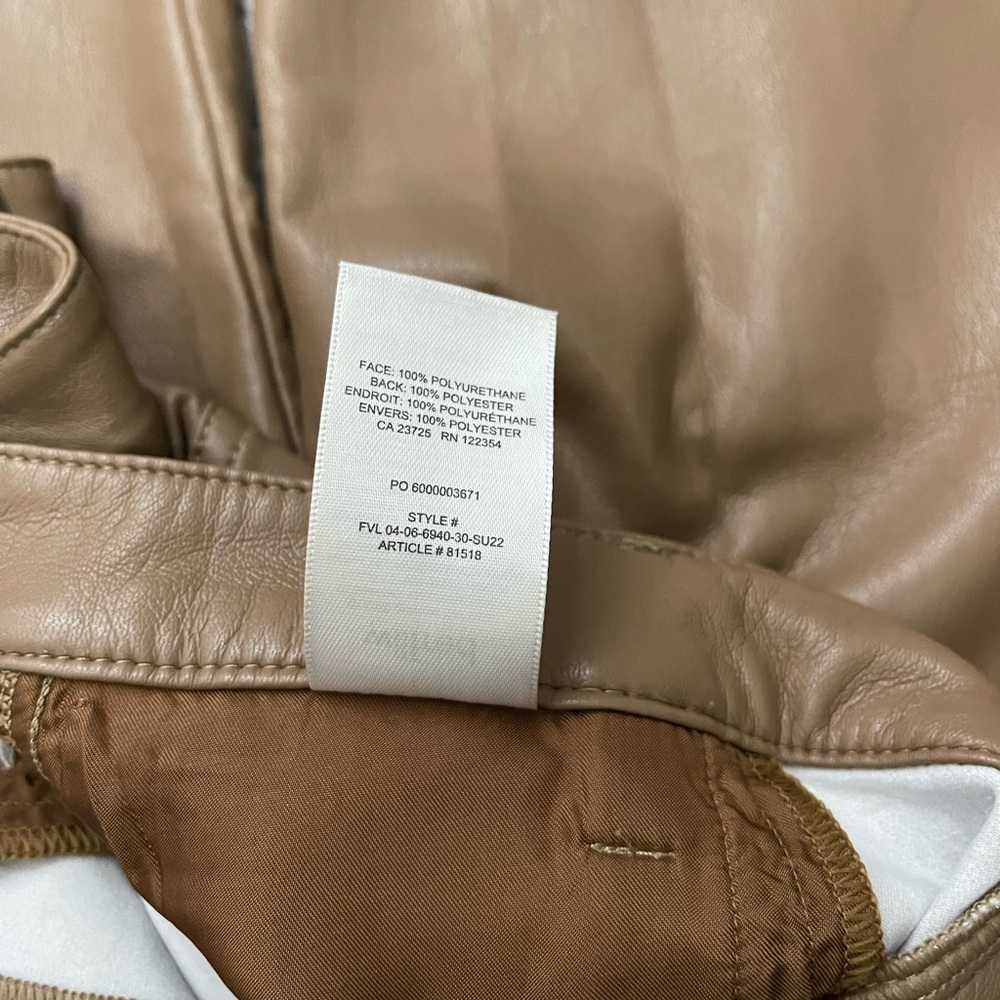 Wilfred Aritzia The Melina High Waisted Straight Leg Pant Constant Camel Size 0 - Picture 8 of 8